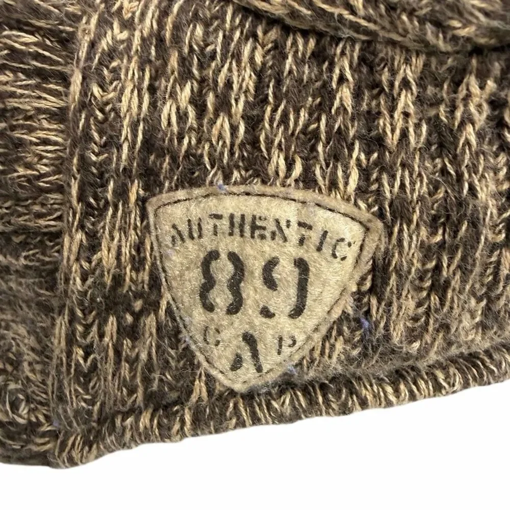 Baby Gap Brown Knit Baseball style hat M/L